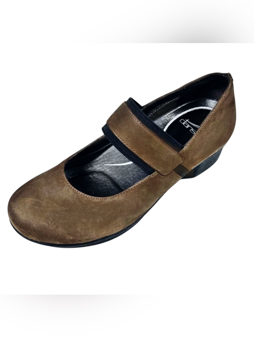 Dansko Womens Brown Suede Mary Janes Sz 7